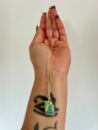 Image 2 of 💚Green Calcite + Blue Apatite🩵