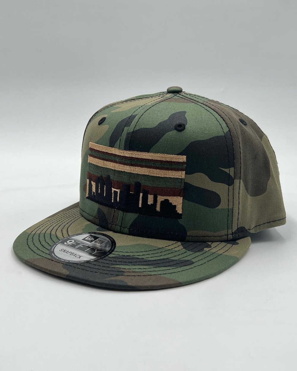 Houston Skyline Camo Trucker Hat | EaDo Shirt Co