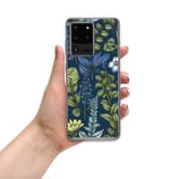 Image 12 of Art Nouveau Inspired Blue Boho Floral Clear Case for Samsung®