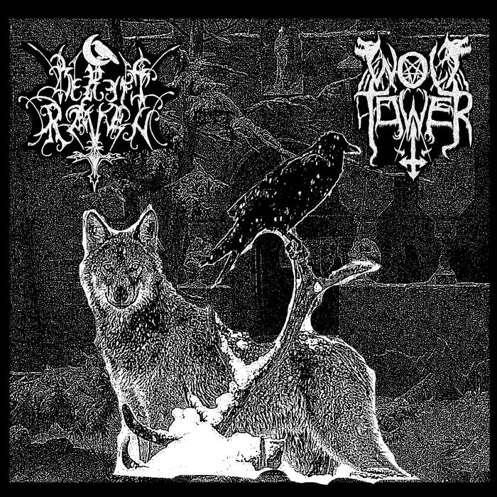 Image of Wolftower / Bereft Raven - Split 12" LP