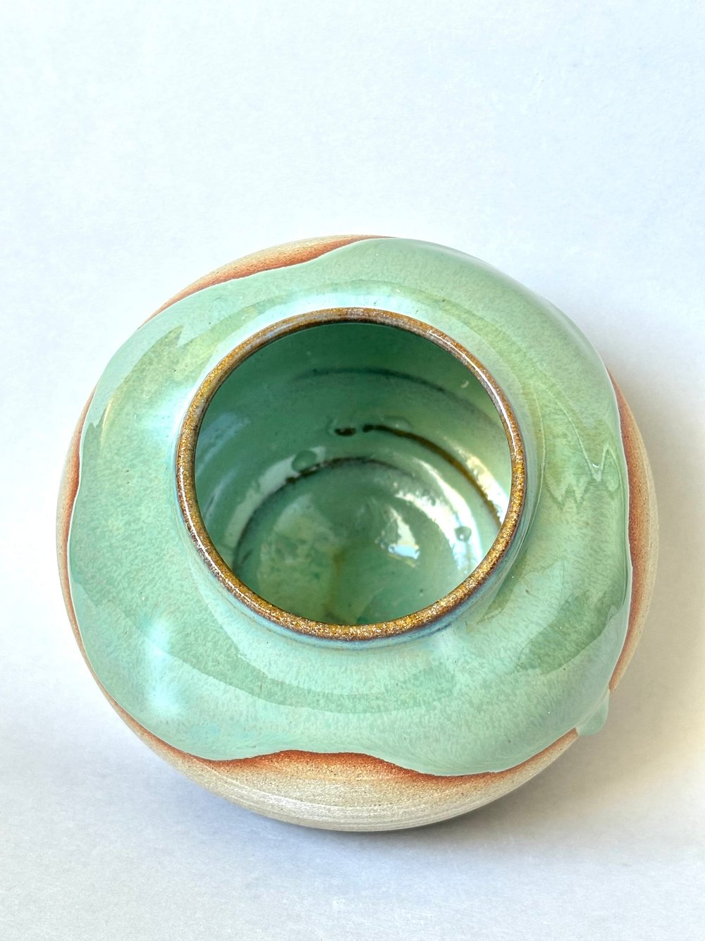 Image of Green moon vase