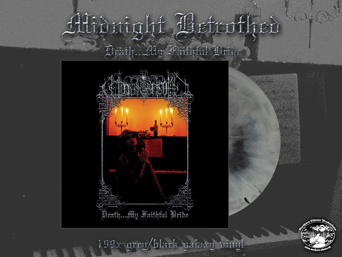 Image of Midnight Betrothed - Death...My Faithful Bride LP (grey/black galaxy version)
