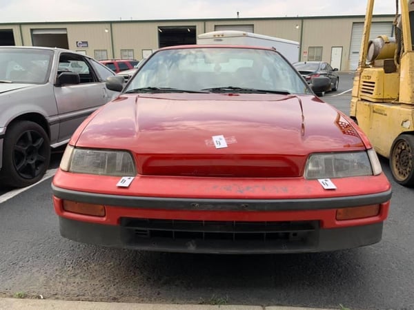 Image of EF/CRX SIR style hood. 