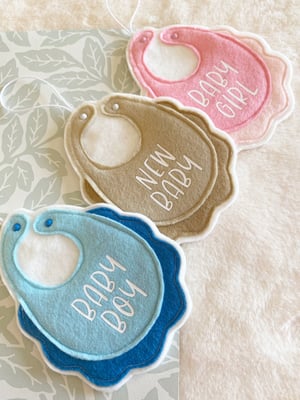 Image of Personalised Bib Decorations