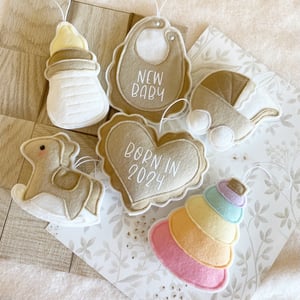 Image of Neutral Baby Decorations 