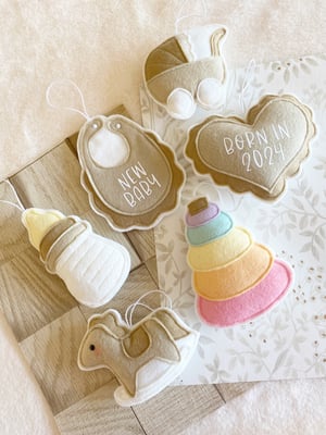 Image of Neutral Baby Decorations 