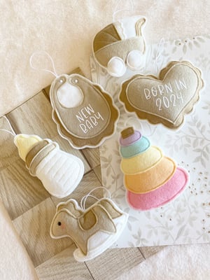 Image of Neutral Baby Decorations