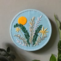 Image 3 of Tropical Sun 5" Botanical Embroidery Kit