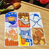 Image 2 of STICKERS - SLEEPING STYLE