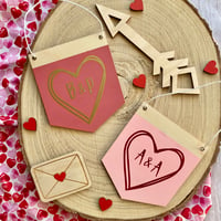 Image 1 of Doodle Heart Mini Pennants