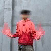 Image 4 of (M-L) Nike Flame Flame Pink Red Coral Colorway "Scarlet" 509