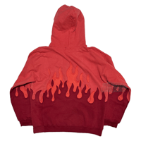 Image 3 of (M-L) Nike Flame Flame Pink Red Coral Colorway "Scarlet" 509