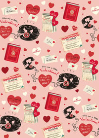 Cavallini & Co. Valentine Message Poster, Archival Paper, Matte