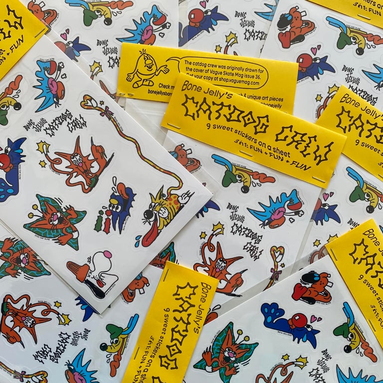 Catdog Crew Sticker Sheet Image 2