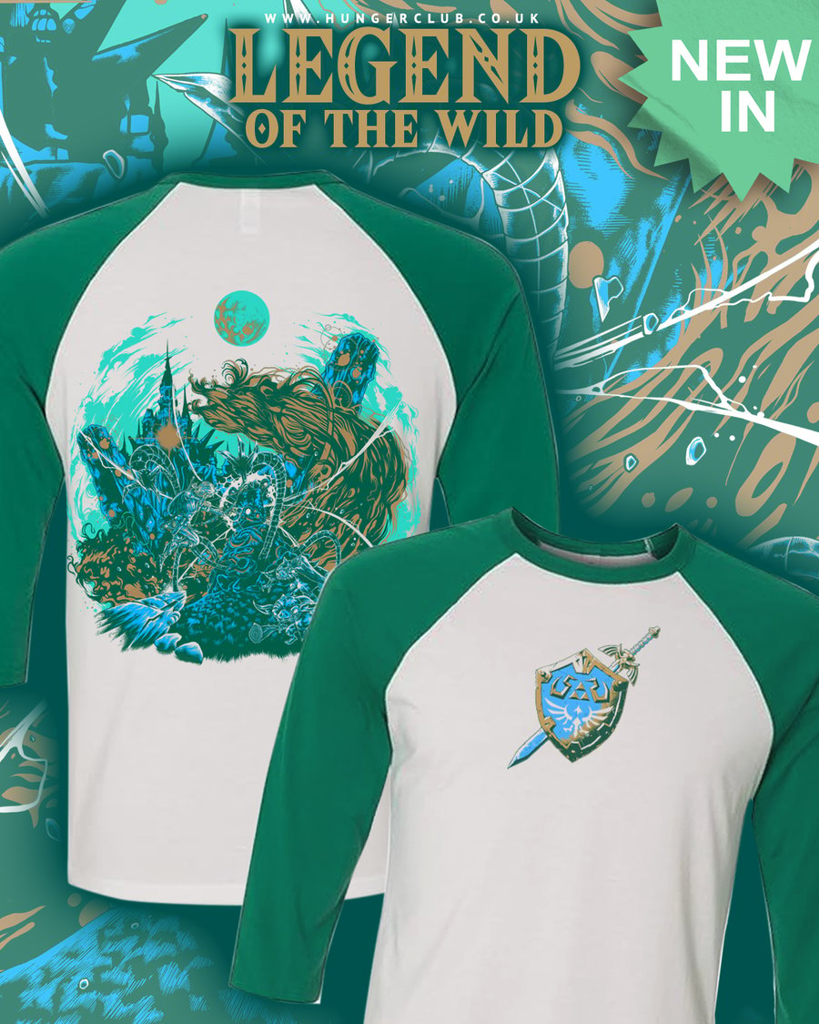 Image of Legend of the Wild Raglan  T-shirt 