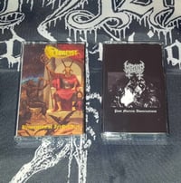 Image 1 of Hexorcist / Morbid Messiah - Veneration of Irreverence / Post Mortem Abominations - Tape