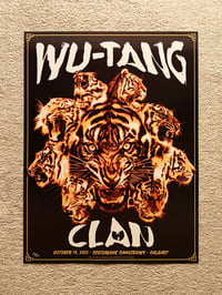Image 1 of WU-TANG CLAN OFFICIAL GIG POSTER CALGARY
