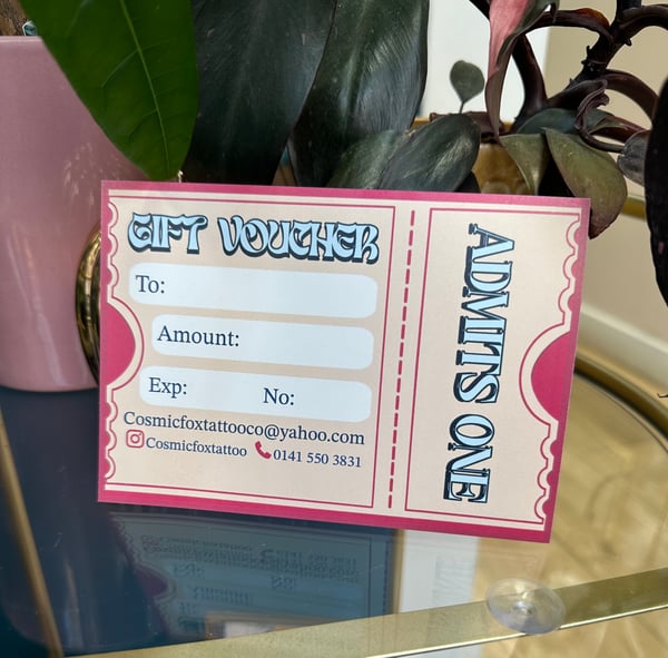 Image of Gift Voucher £30-400