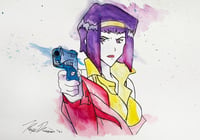 Faye Valentine Watercolor 8.5x11” PRINT