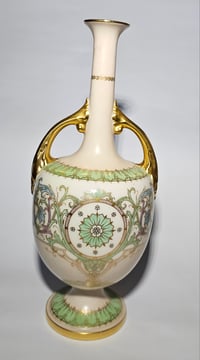 Image 2 of Royal Worcester Vase decorated by Rushton