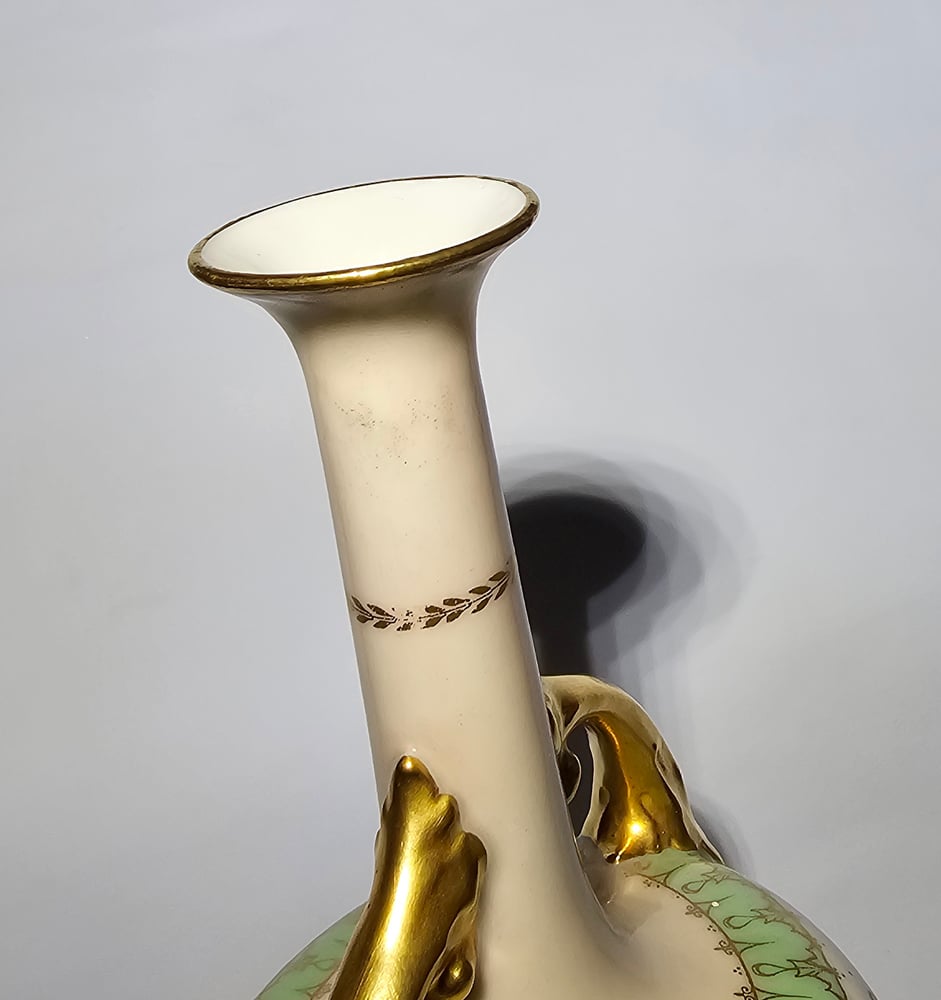 Image of Royal Worcester Vase decorated by Rushton