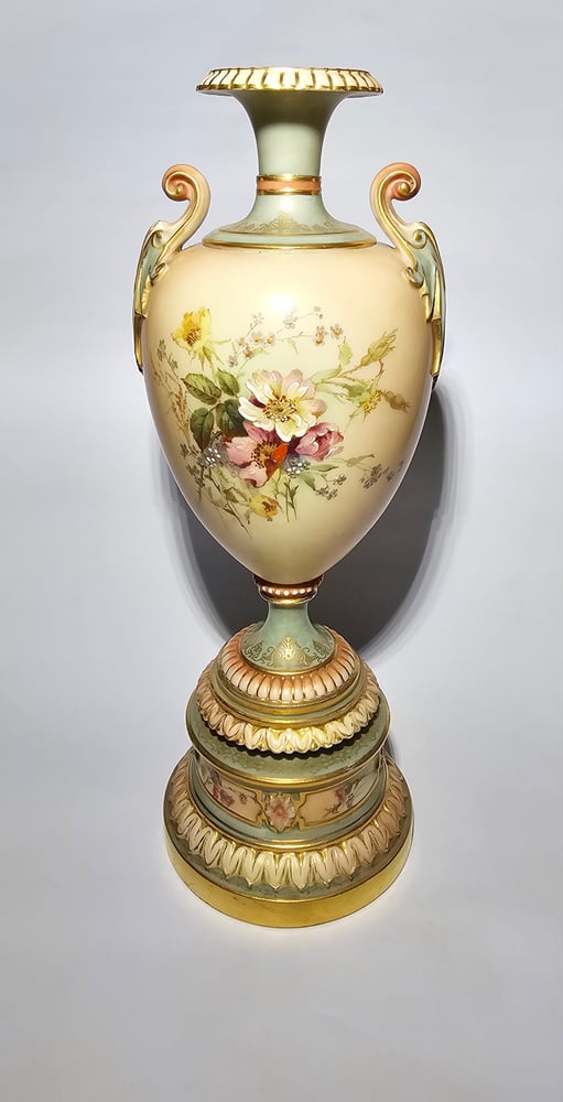 Image of Royal Worcester Pedestal Vase 