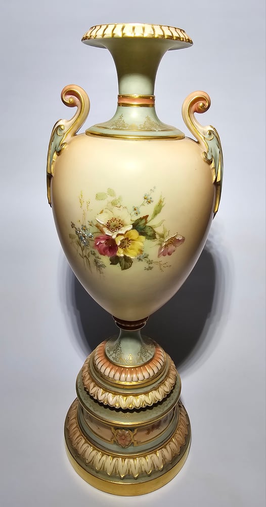 Image of Royal Worcester Pedestal Vase 