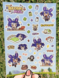 Image 1 of "Daily Life of Hayami Mae" Vinyl Sticker Sheets