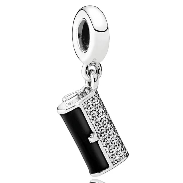 Amazon.com: Sparkling Bag Charm 925 Sterling Silver Women Bag Charm Beads  for DIY Charms Bracelet & Necklace : Arts, Crafts & Sewing