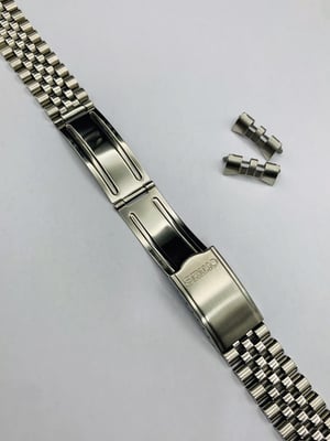 Image of 18mm Seiko curved lugs stainless steel gents watch strap,New.(MU-13)
