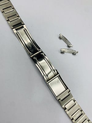 Image of 19mm Seiko pepsi Pogue stainless steel gents watch strap,For 6139-6002 6000 6001 6005 6002 -(MU-12)