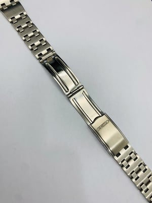 Image of 19mm Seiko bellmatic straight lugs stainless steel gents watch strap,New.(MU-10)