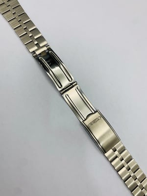 Image of 20mm stainless steel bullhead fishbone gents watch strap 6138-0040..6138-0049.New (MU-09)