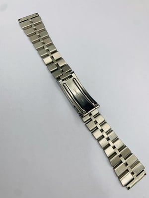 Image of 20mm stainless steel bullhead fishbone gents watch strap 6138-0040..6138-0049.New (MU-09)