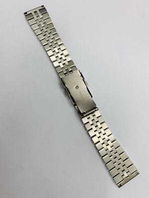 Image of 22mm Seiko jubilee straight lugs stainless steel gents watch strap,New.(MU-06)