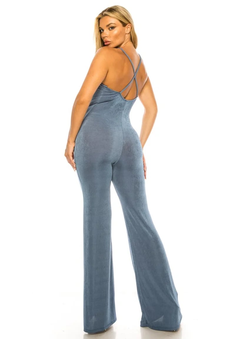 Image of 3PACK THIS IS A SLINKY BEAUTY JUMPSUIT-ICE BLUE