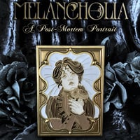 Image 1 of Melancholia- A Post-Mortem Portrait 3D Enamel Pin