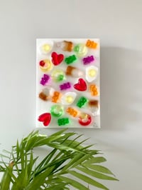 Image 1 of Gummy bear mixed sweets - wall décor