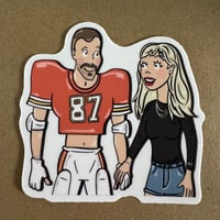 Taylor and Travis Fan art sticker