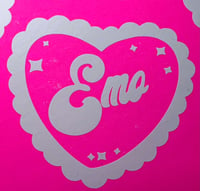 Image 2 of Vinyl Decal Sticker- Emo Heart