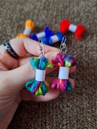 Image 2 of Mini Yarn Skein Earrings