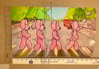 Image 1 of Balloon Dog Abbey Road Crossing 11 x 17 poster print