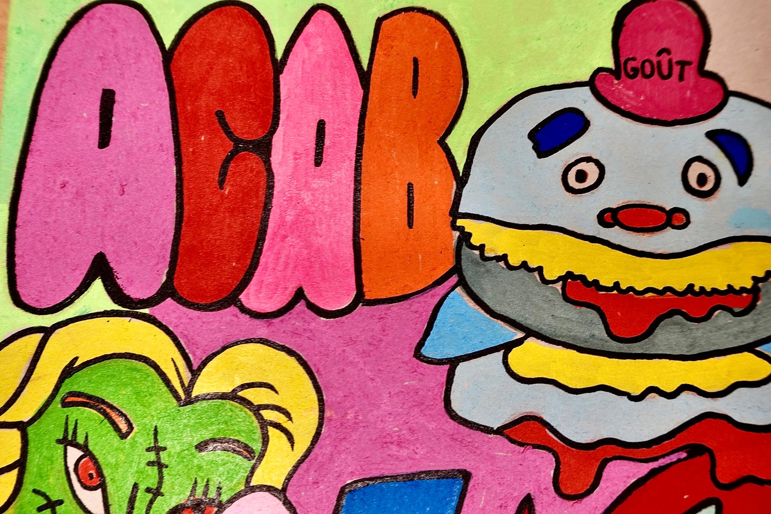 Image of " ACAB & STUFF " artwork original 