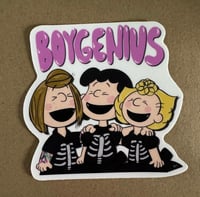 Image 2 of Boygenius / Peanuts Fan Art Sticker