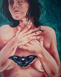 Image 1 of Epiphora Marginimacula (Original Painting)