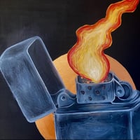 Image 3 of Out of the Flames (Original Painting)
