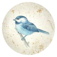 Image 1 of Original Art: Cyan Chickadee