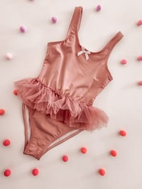 Image 1 of One piece tutu swimsuit