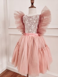Pink Tea Length skirt
