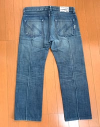Image 4 of Neighborhood vintage 2002 indigo dyed denim pants, size M (fits 32”)